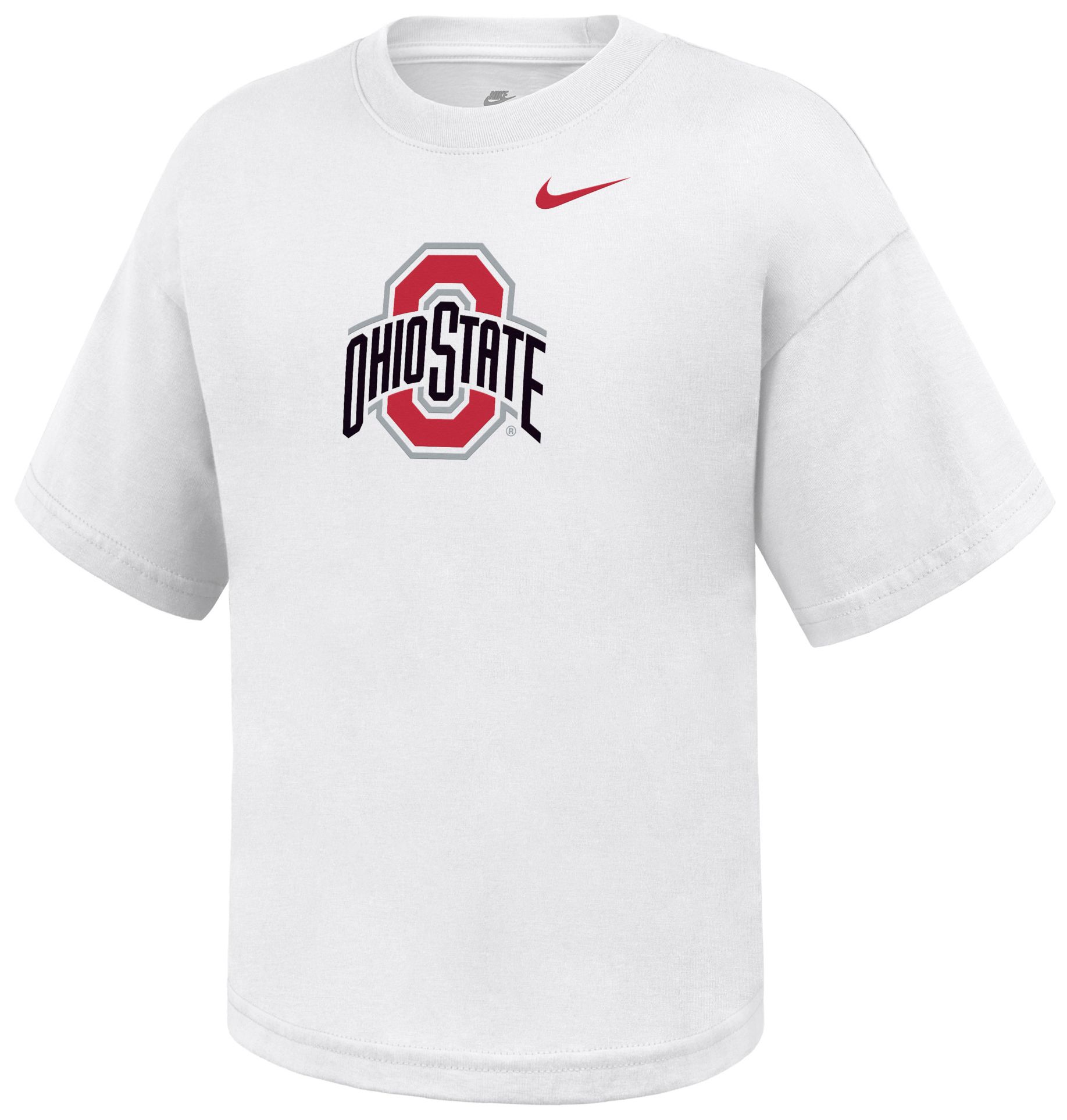 Nike Youth Ohio State Buckeyes White Boxy T-Shirt