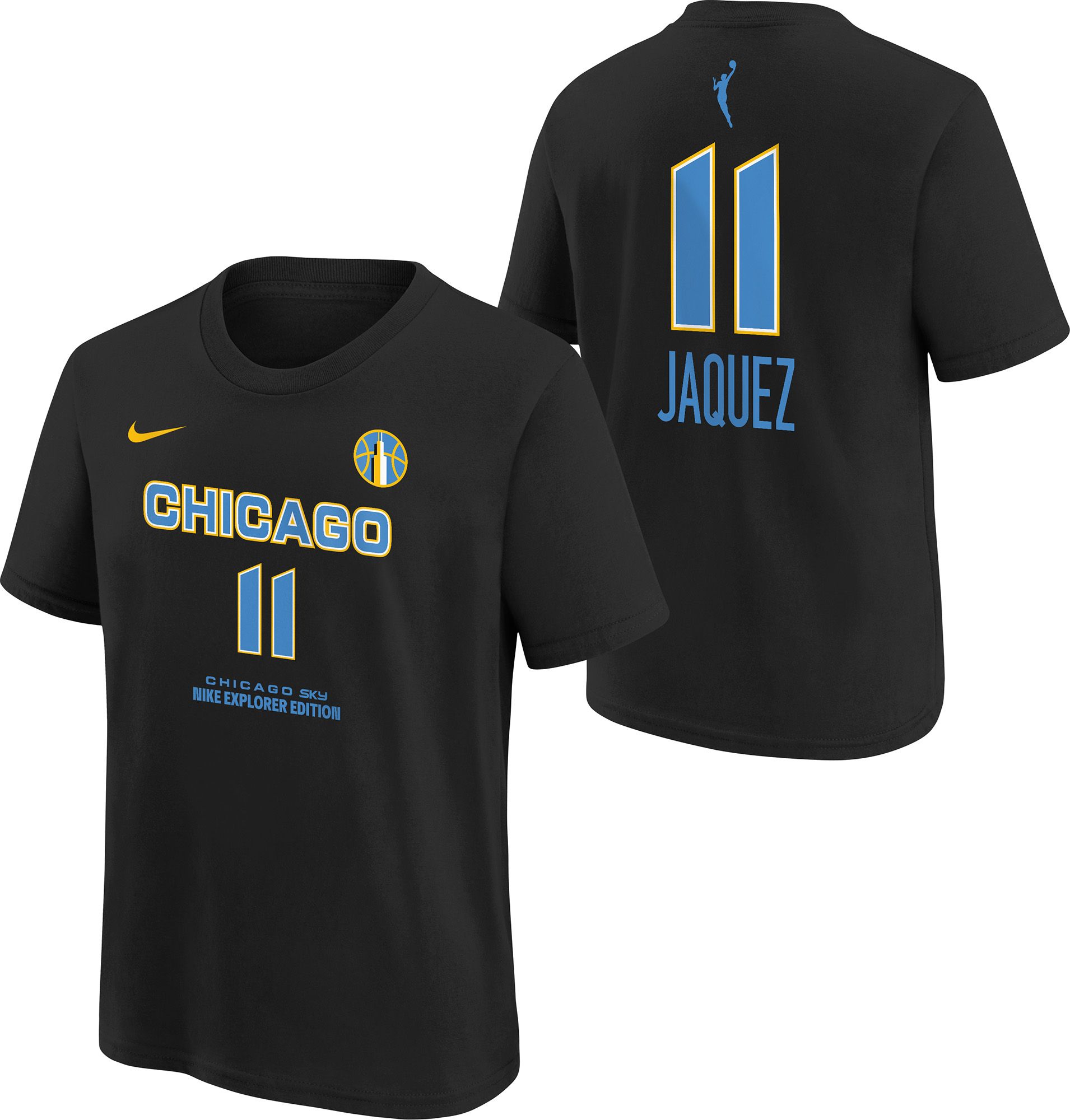 Nike Youth Chicago Sky Black Gabriela Jaquez #11 T-Shirt