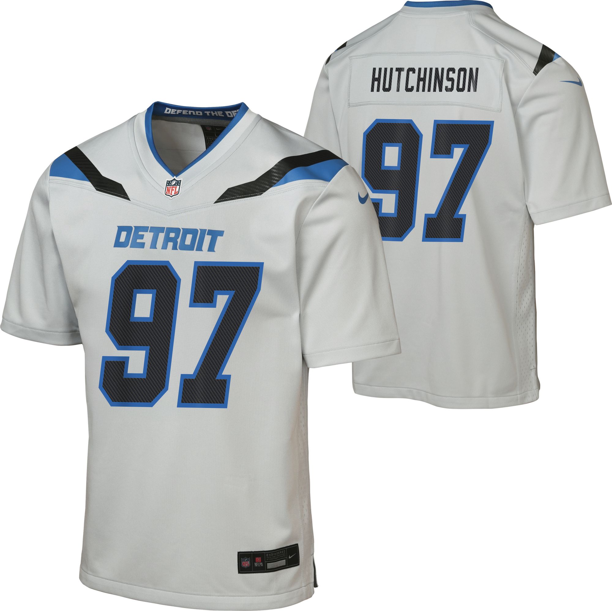 Nike Youth Detroit Lions Aidan Hutchinson NFL Rivalries Game Jersey
