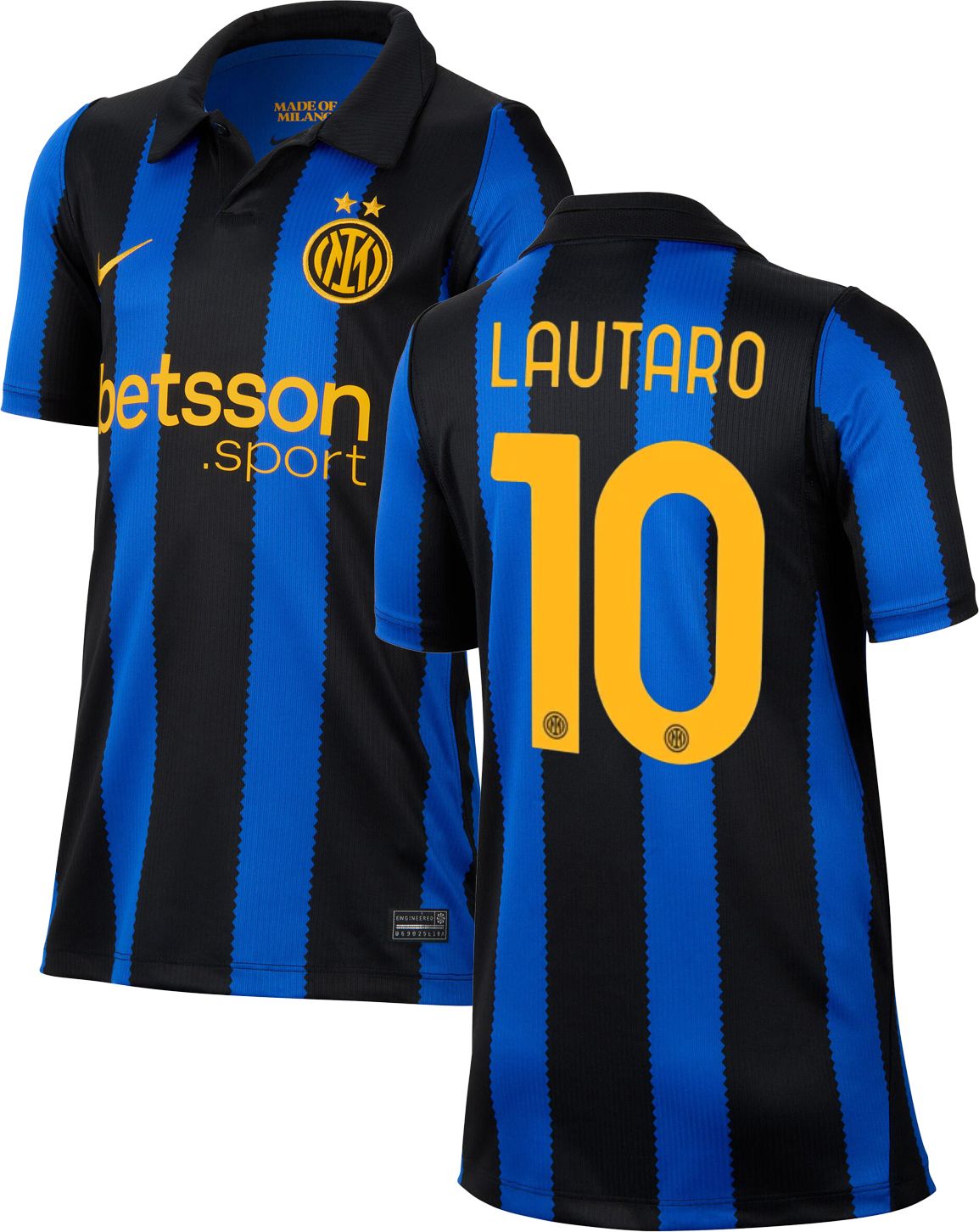 Nike Youth Inter Milan Lautaro Martinez 2026 Home Replica Jersey
