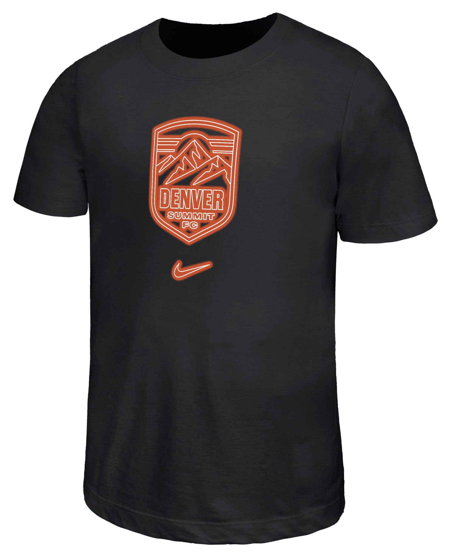 Nike Youth Denver FC Black Alternative Team Logo T-Shirt