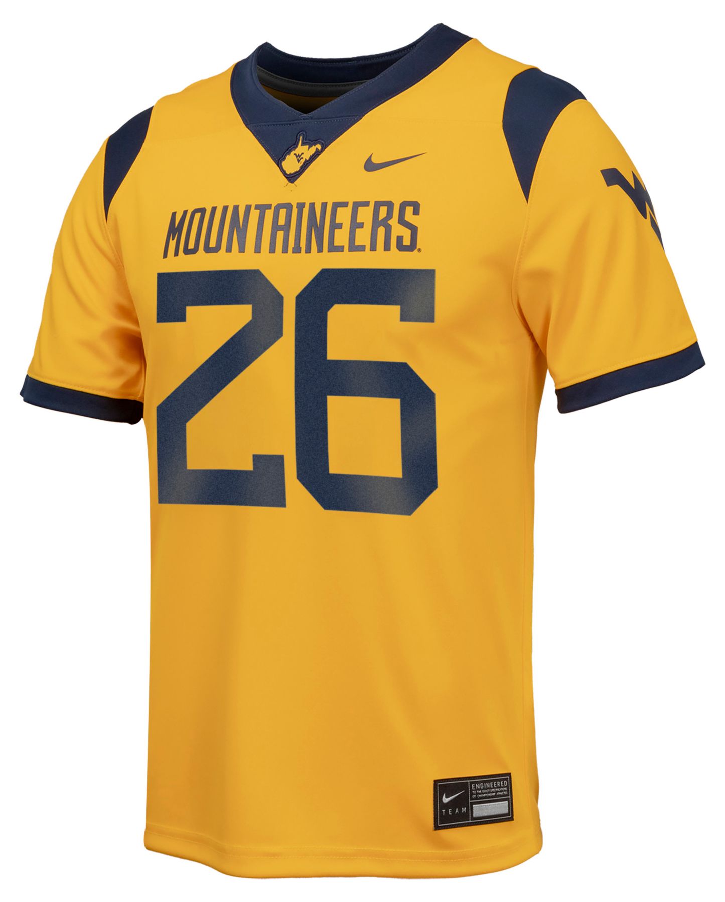 Nike Youth West Virginia Mountaineers Gold Home Swingman Jersey