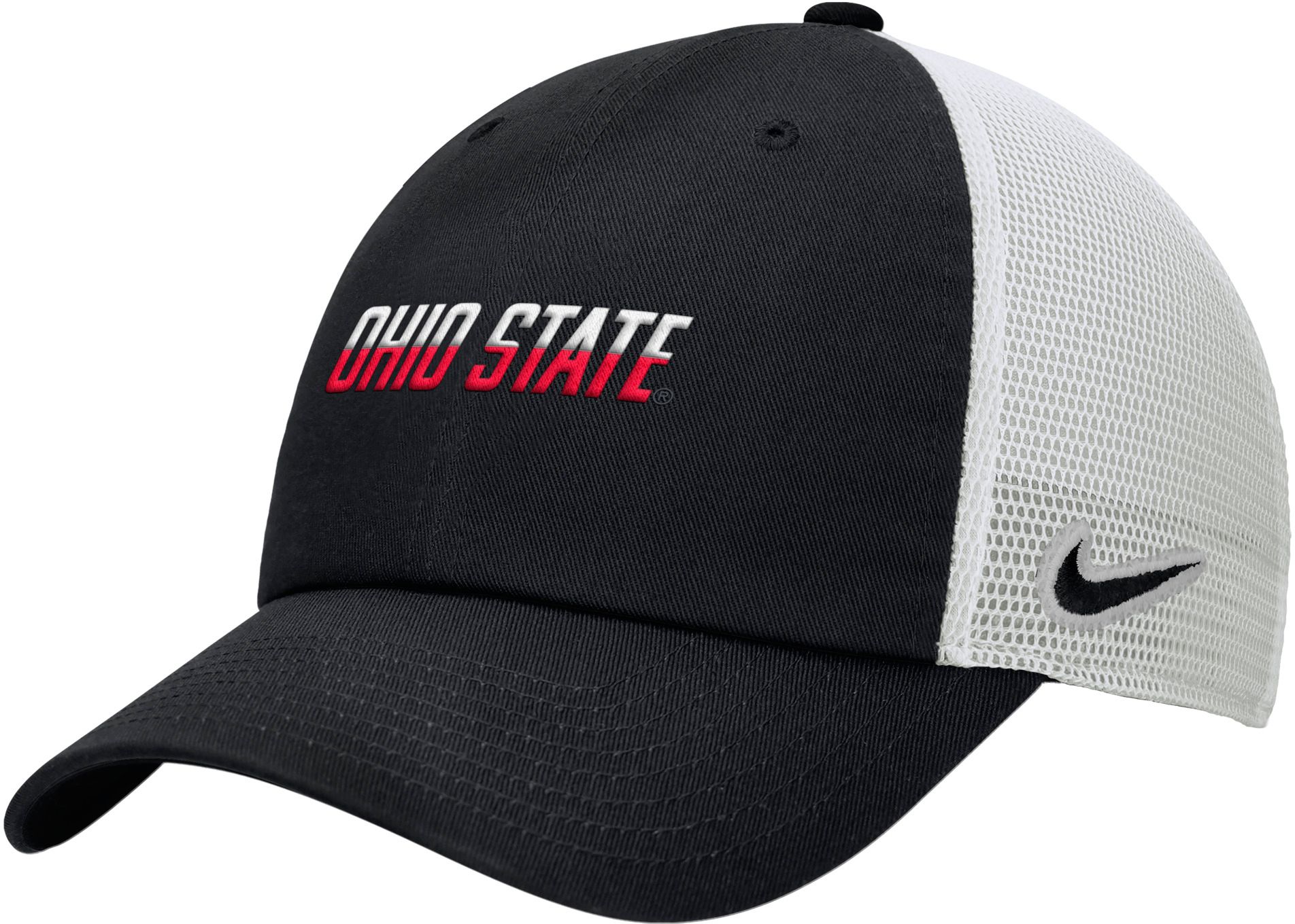 Nike Youth Ohio State Buckeyes Unstructured Adjustable Trucker Hat
