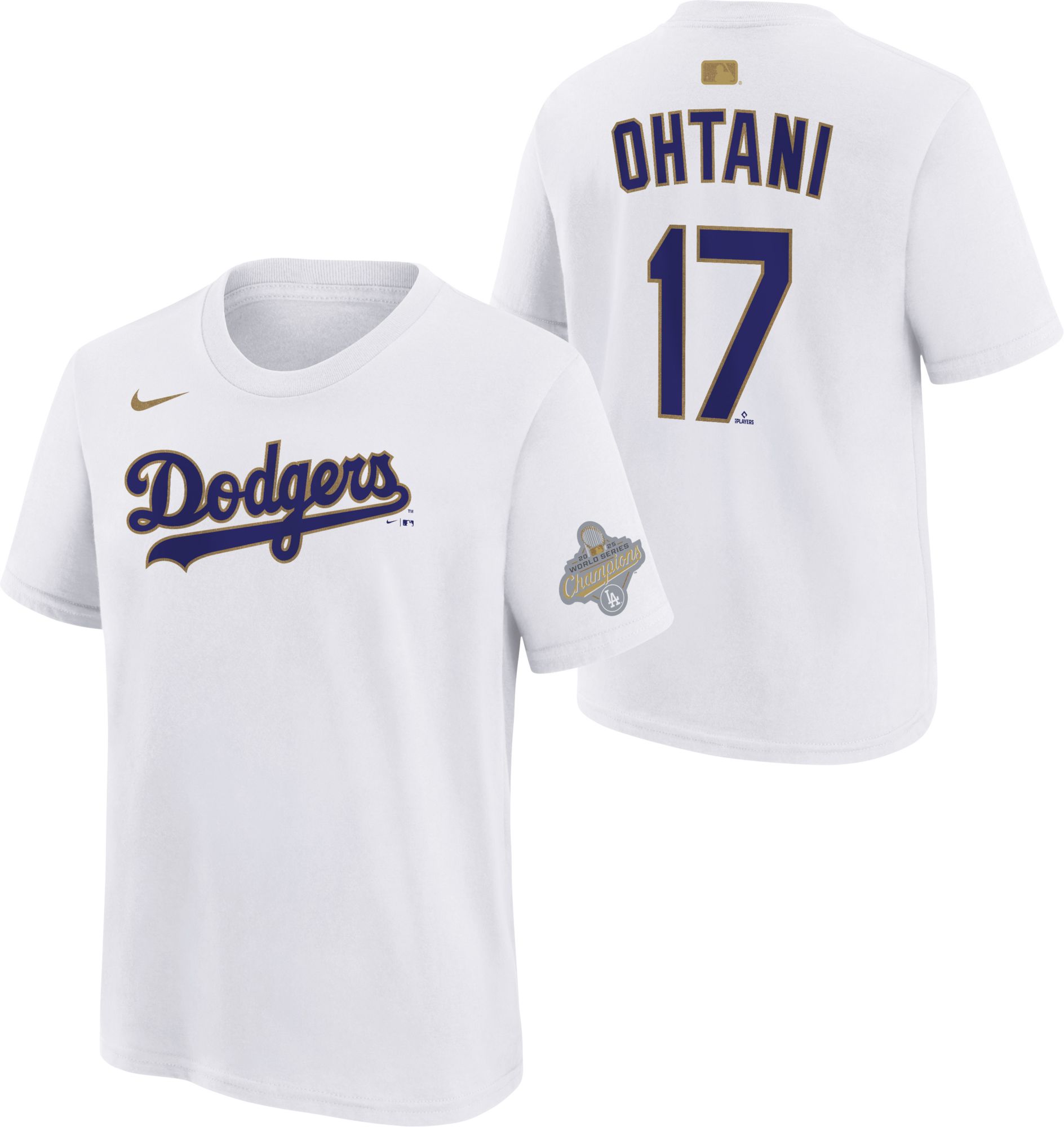 Nike Youth Los Angeles Dodgers Shohei Ohtani #17 2026 Gold Collection T-Shirt