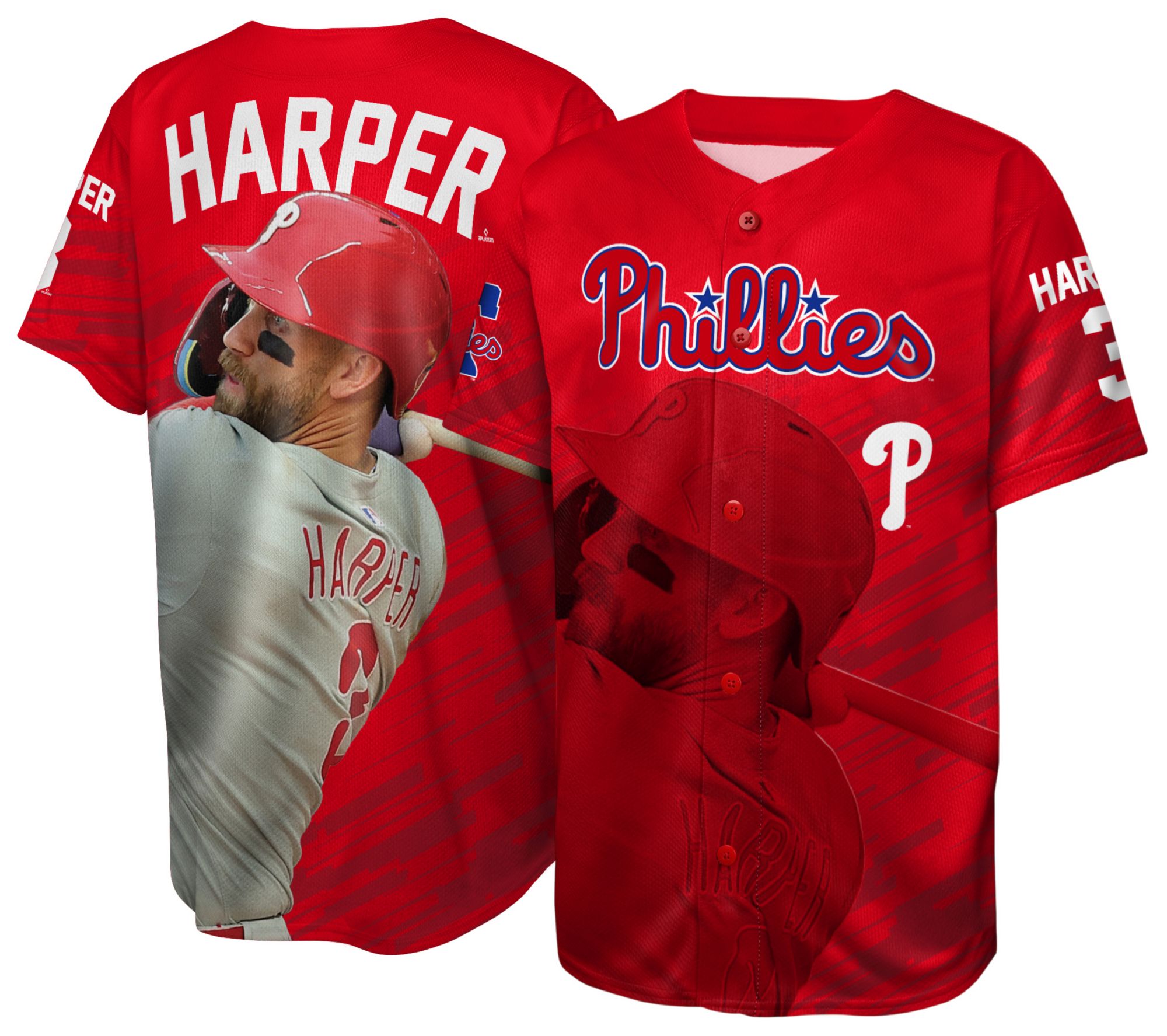 Nike Youth Philadelphia Phillies Bryce Harper #3 Satin Replica Jersey