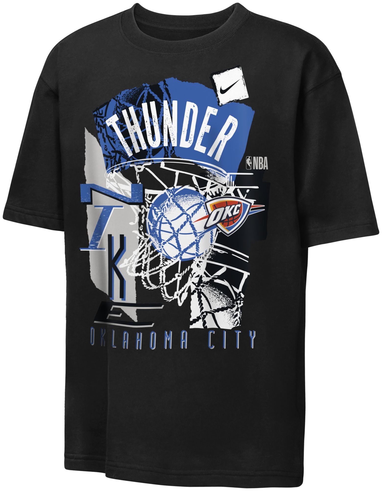 Nike Youth Oklahoma City Thunder Black Vintage T-Shirt