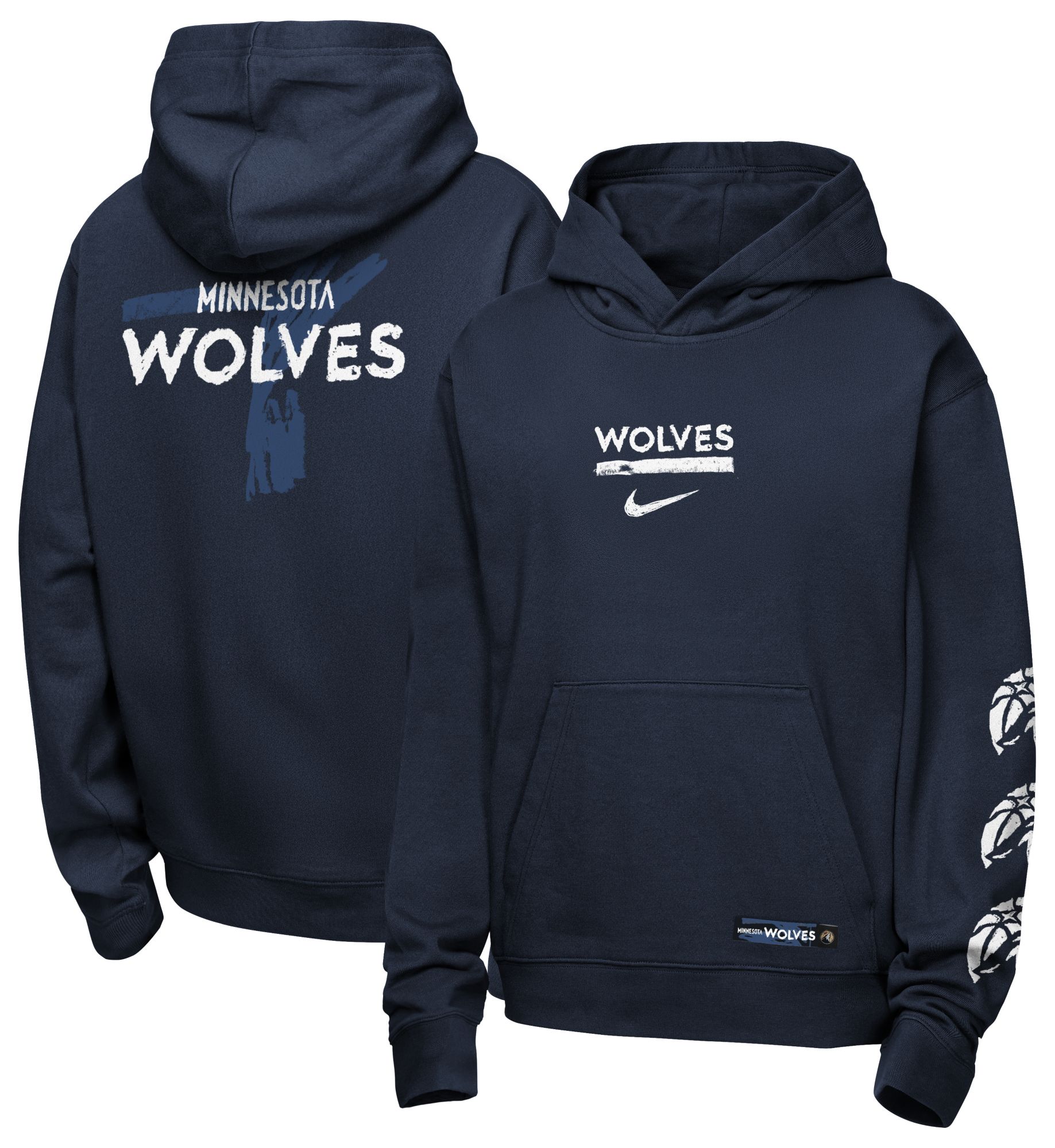 Nike Youth Minnesota Timberwolves Navy Premium Club Hoodie