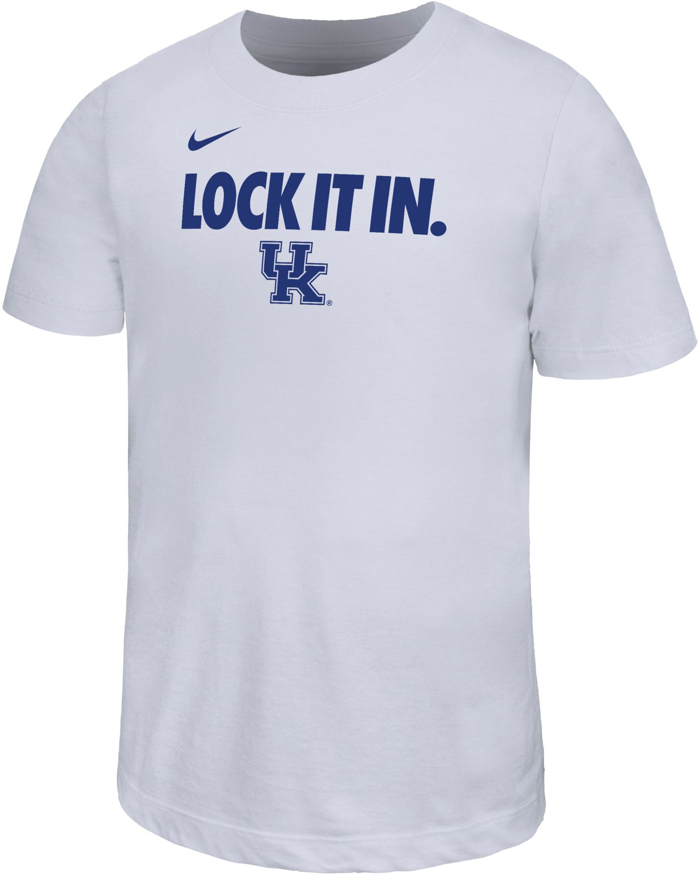Nike Youth Kentucky Wildcats 'Lock It In.' White Bench T-Shirt