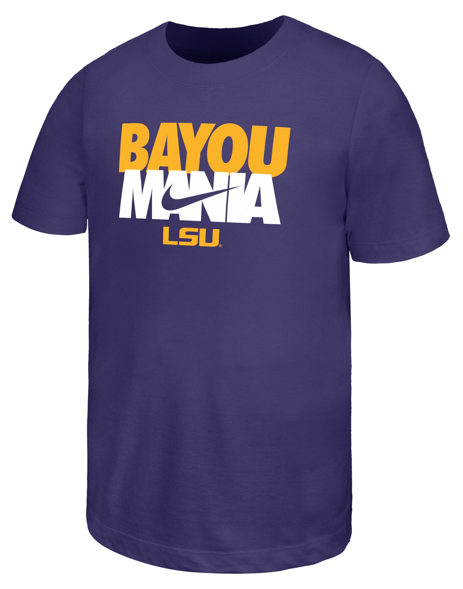 Nike Youth LSU Tigers Purple Cotton Core Madness T-Shirt