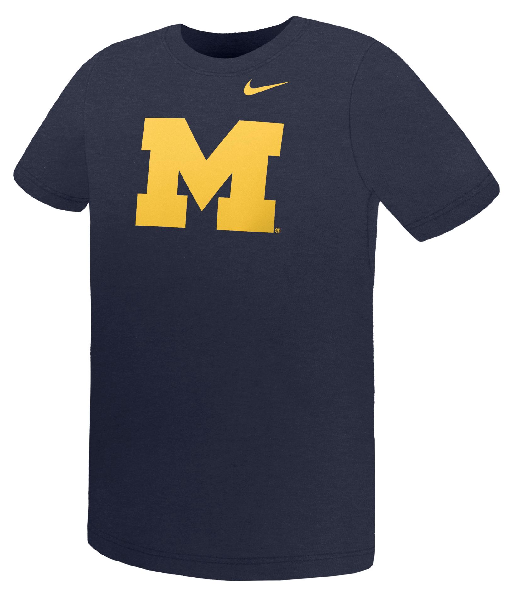 Nike Youth Michigan Wolverines Navy Cotton Core T-Shirt