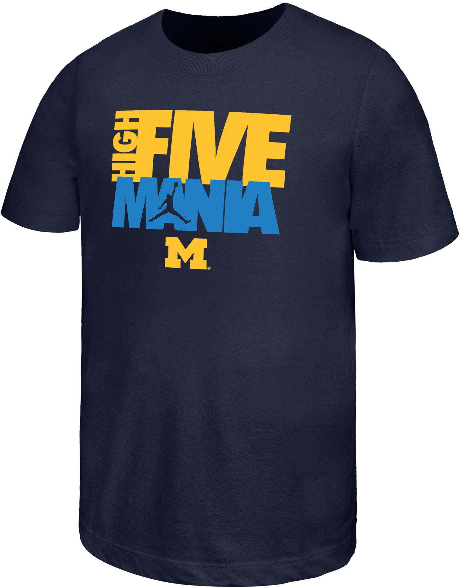 Nike Youth Michigan Wolverines Navy Core Cotton T-Shirt