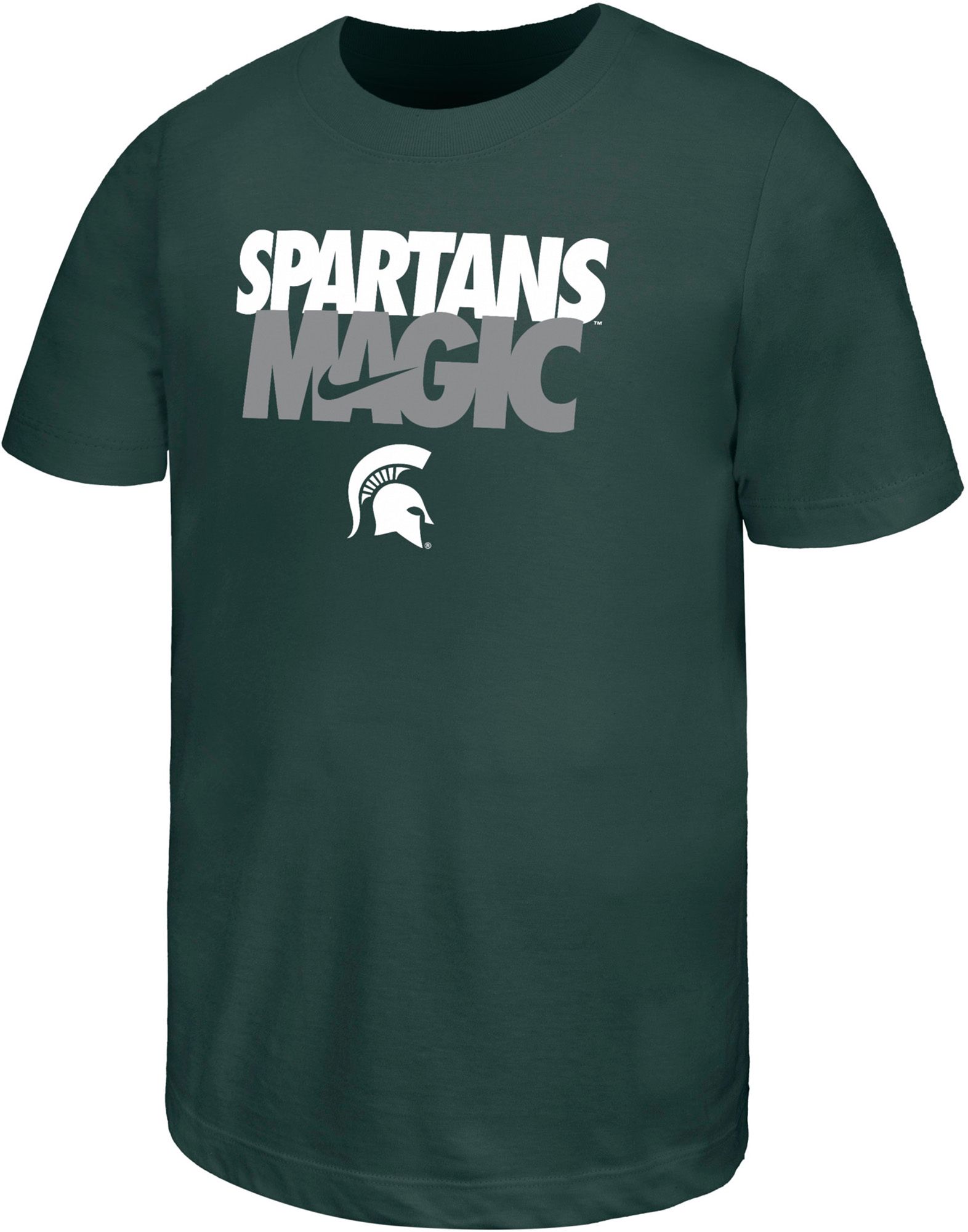 Nike Youth Michigan State Spartans Green Core Cotton T-Shirt