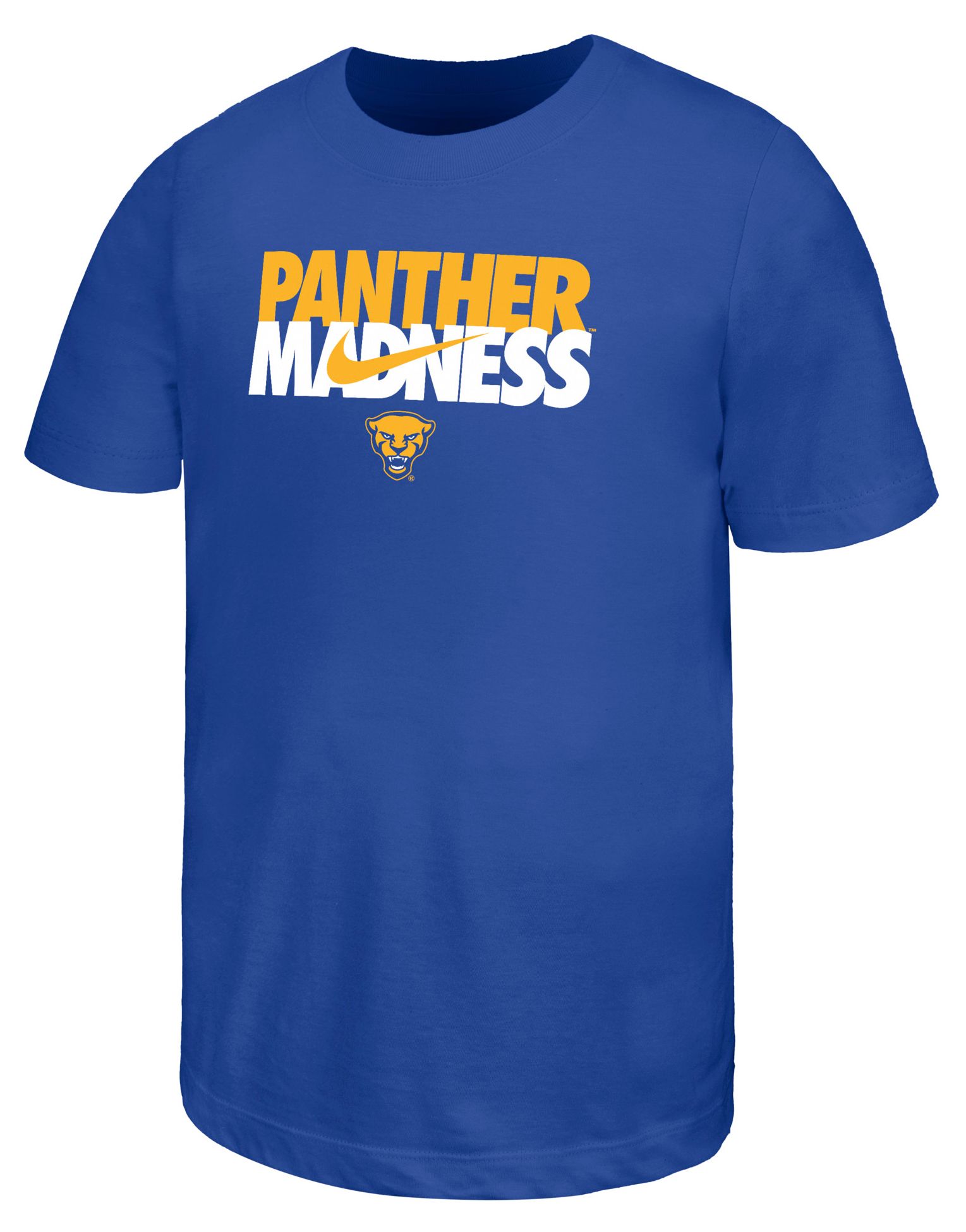 Nike Youth Pitt Panthers Royal Cotton Core Madness T-Shirt