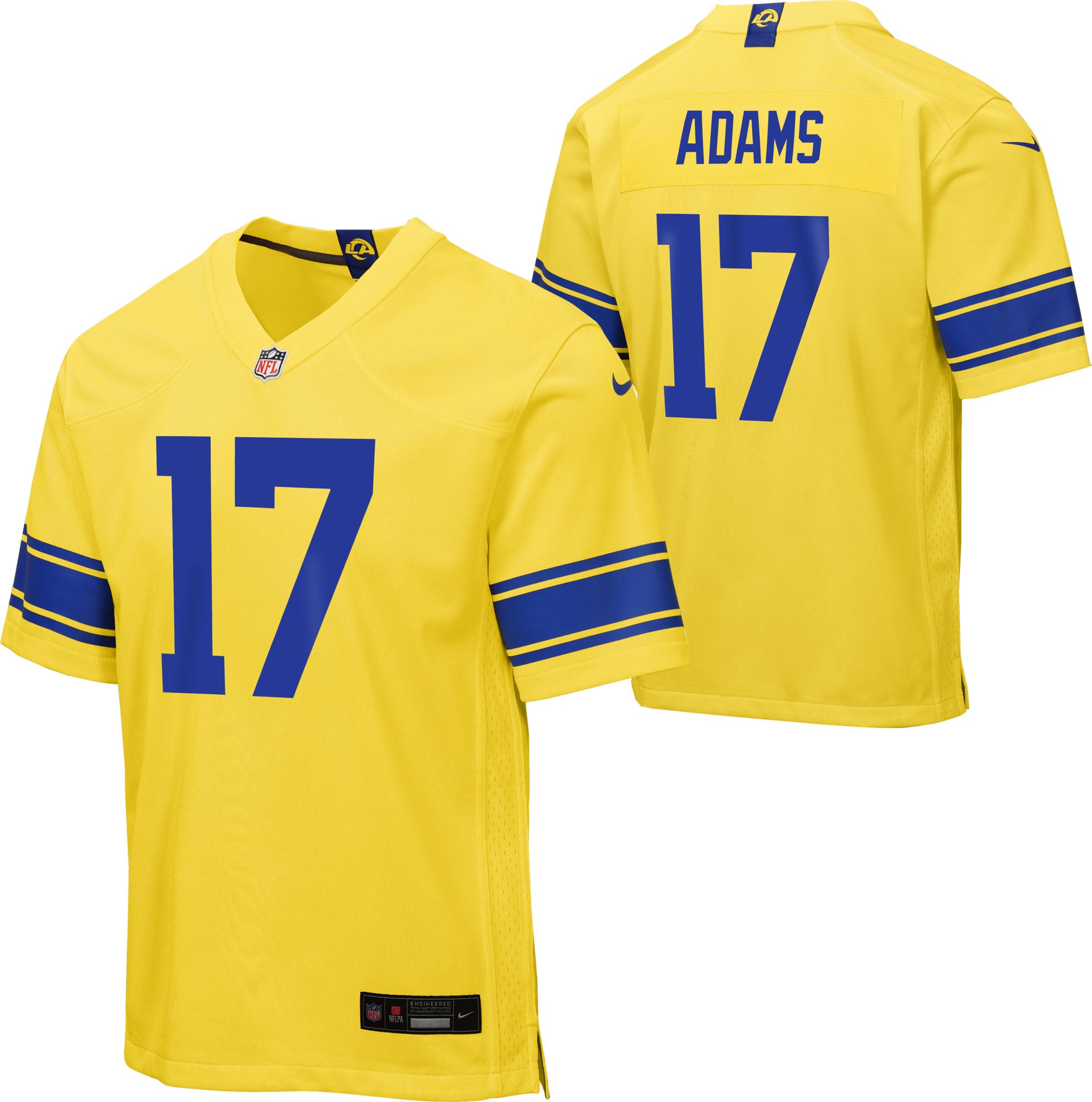 Nike Youth Los Angeles Rams Davante Adams #17 Classic Sol Alternate Game Jersey