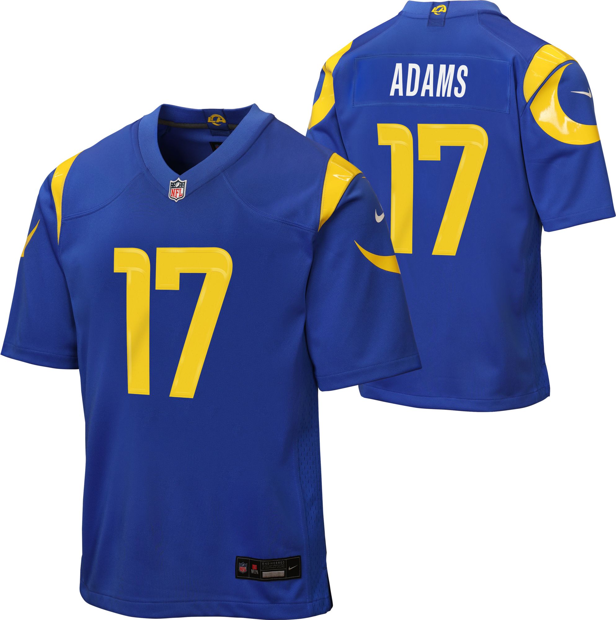 Nike Youth Los Angeles Rams Blue Davante Adams #17 Home Game Jersey