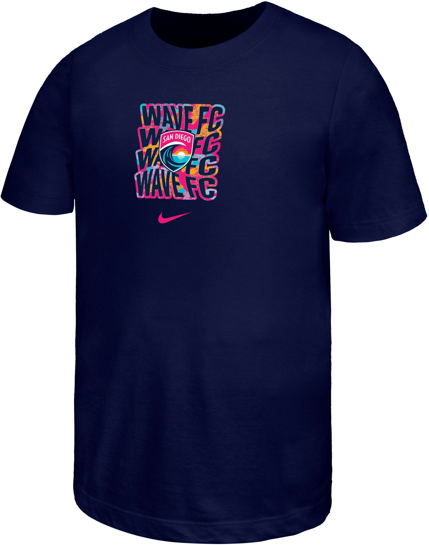 Nike Youth San Diego Wave 2026 Navy Bubbly T-Shirt