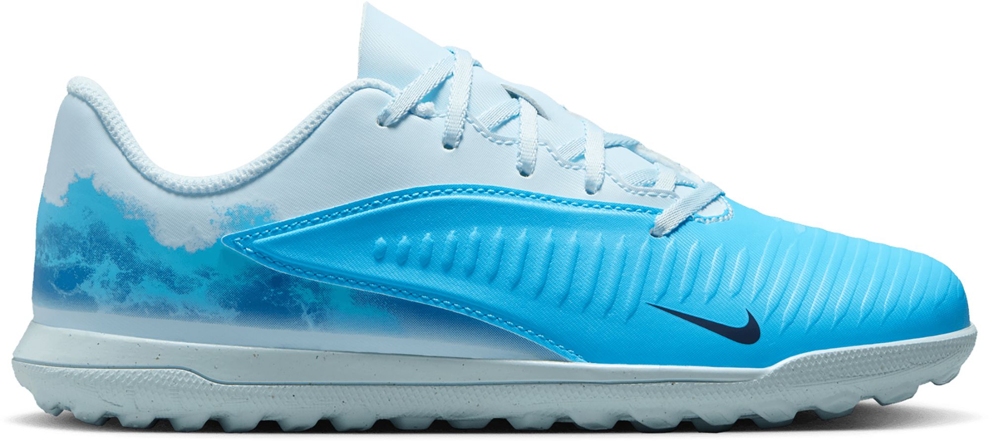 Nike Kids' Phantom 6 Club Erling Haaland Turf Soccer Cleats, Blue