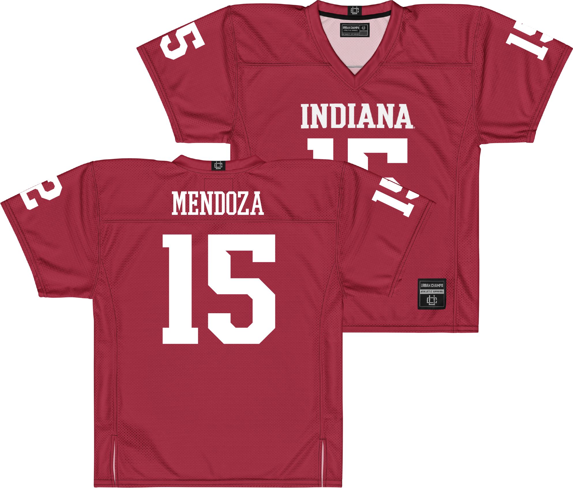 Campus Ink Youth Indiana Hoosiers Fernando Mendoza #15 Red Replica Football Jersey