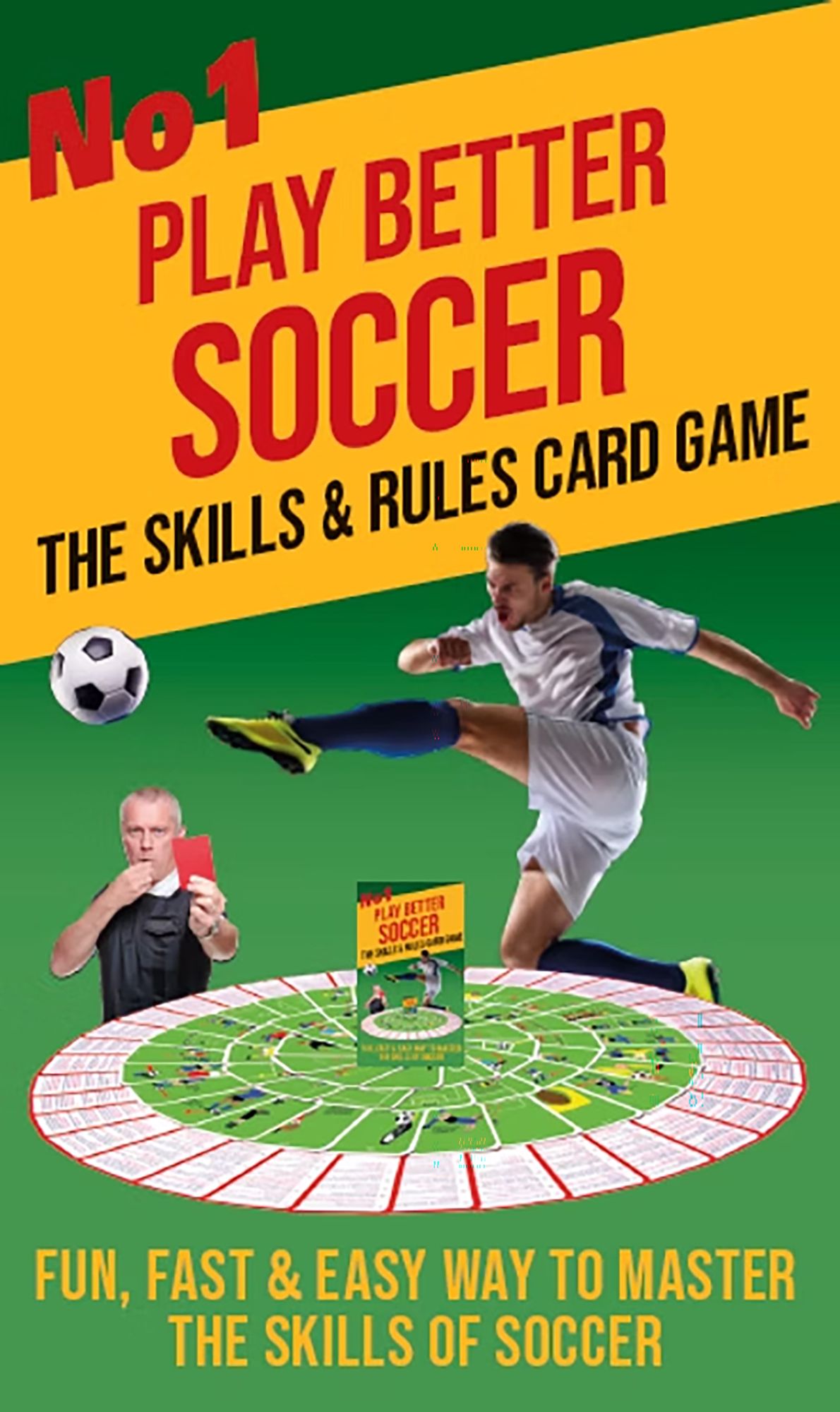 No1 Play Better Soccer Card Game