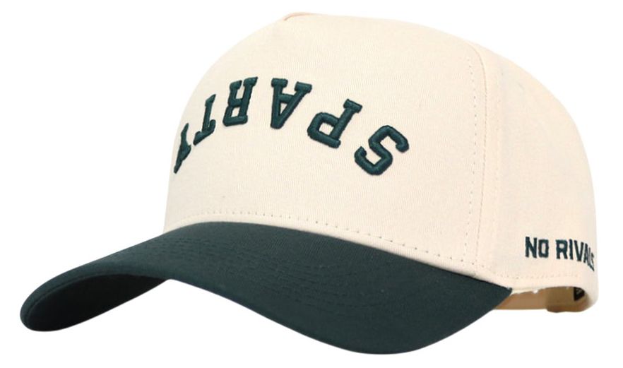 No Rivals Adult Michigan State Spartans Cream and Green Upside Down Snapback Adjustable Hat