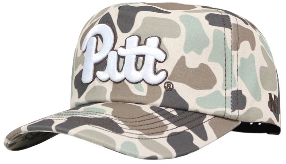 No Rivals Adult Pitt Panthers Camo Huntsman Snapback Adjustable Hat
