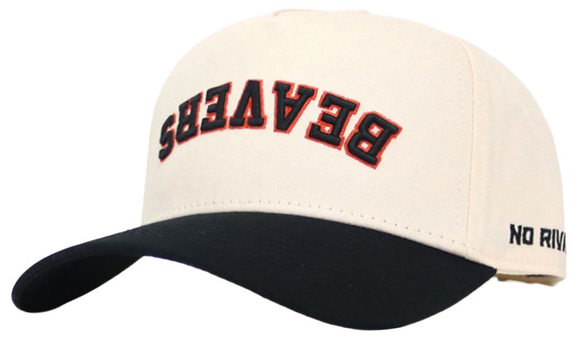 No Rivals Adult Oregon State Beavers Black Upside Down Adjustable Snapback Hat