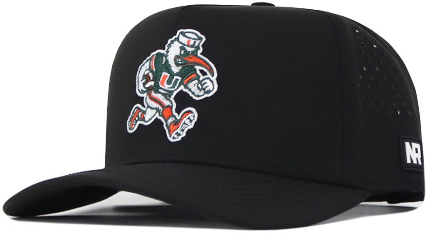 No Rivals Adult Miami Hurricanes Football Mascot Hat