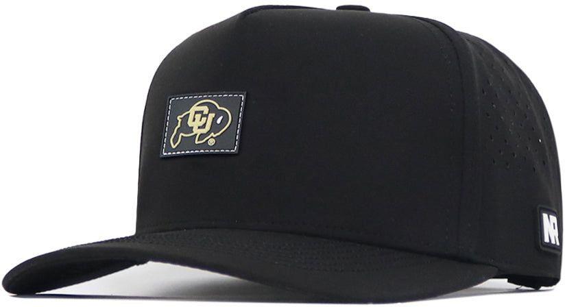 No Rivals Adult Colorado Buffaloes Black Trainer Snapback Adjustable Hat