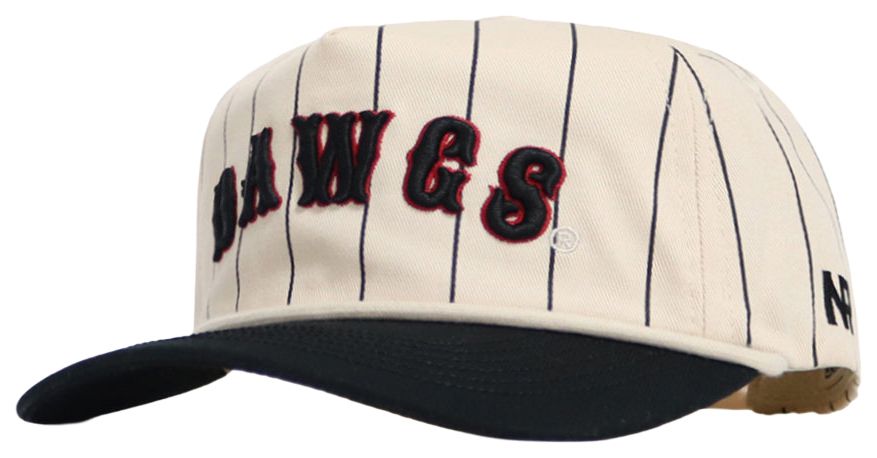 No Rivals Adult Georgia Bulldogs Black Walk Off Adjustable Snapback Hat