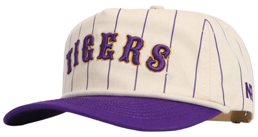 No Rivals Adult LSU Tigers Purple Walk Off Adjustable Snapback Hat