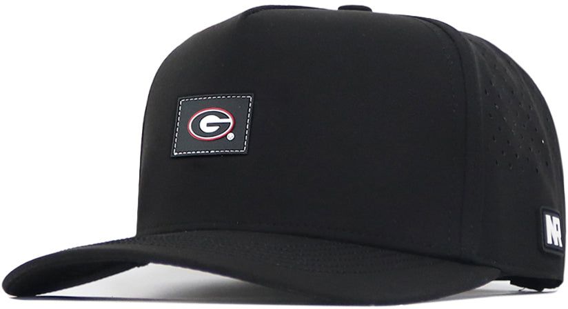 No Rivals Adult Georgia Bulldogs Black Trainer Snapback Adjustable Hat