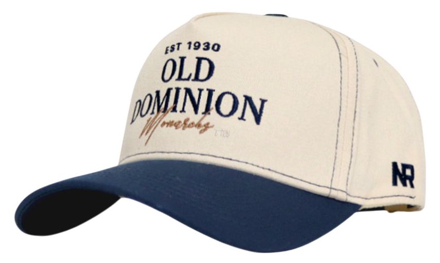 No Rivals Adult Old Dominion Monarchs Creme/Navy Vintage Snapback Hat