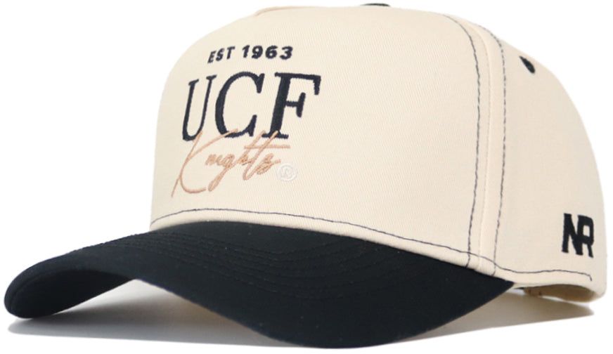 No Rivals Adult UCF Knights Black Vintage Adjustable Snapback Hat
