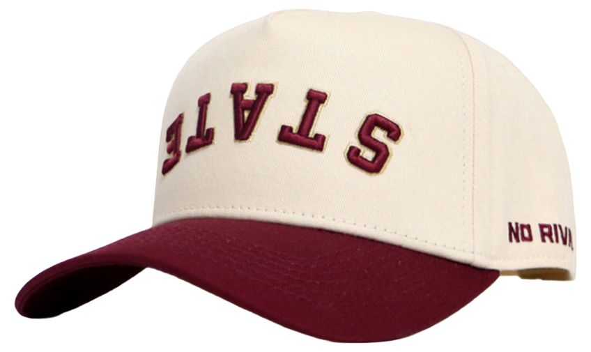 No Rivals Adult Florida State Seminoles Maroon Upside Down Adjustable Snapback Hat