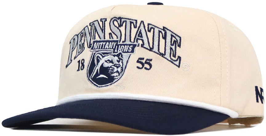 No Rivals Adult Penn State Nittany Lions Vintage Block Snapback Adjustable Hat