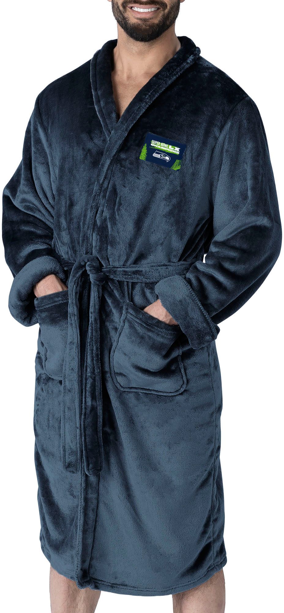 Northwest 2025-26 Super Bowl LX Champions Seattle Seahawks L/XL Hub Robe