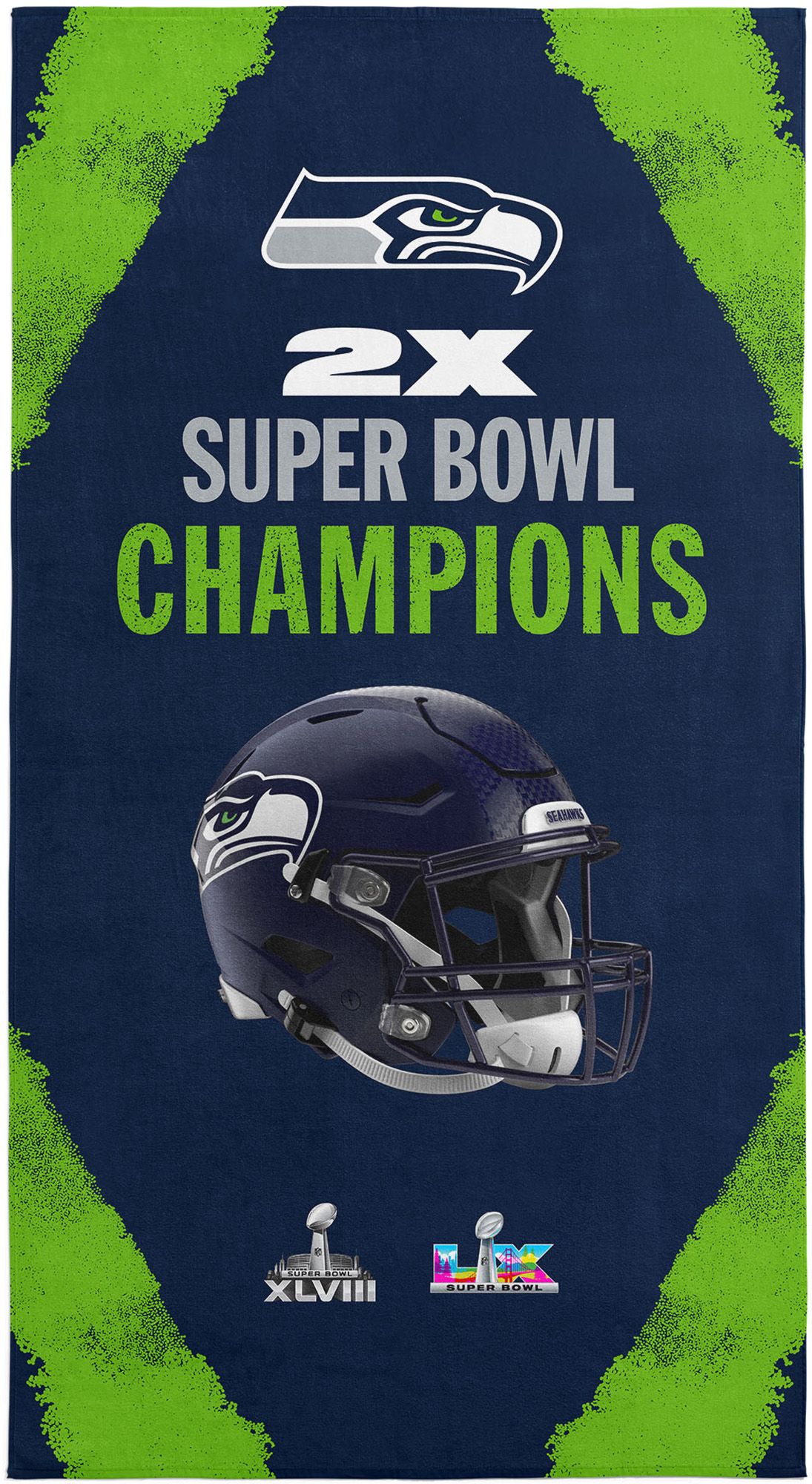 Northwest 2025-26 Super Bowl LX Champions Seattle Seahawks Coastal Towel