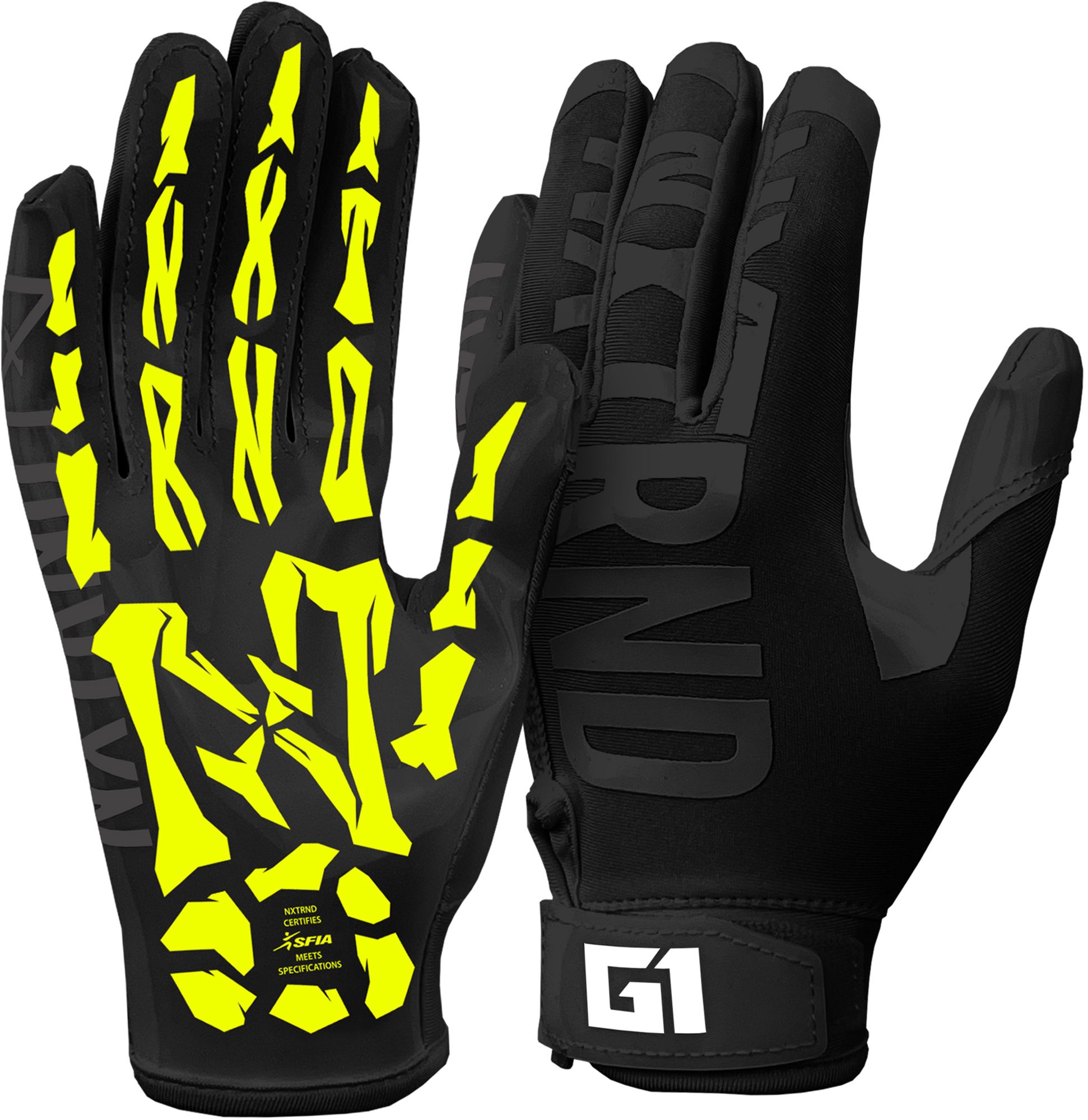 NXTRND Youth G1 Skeleton Football Gloves