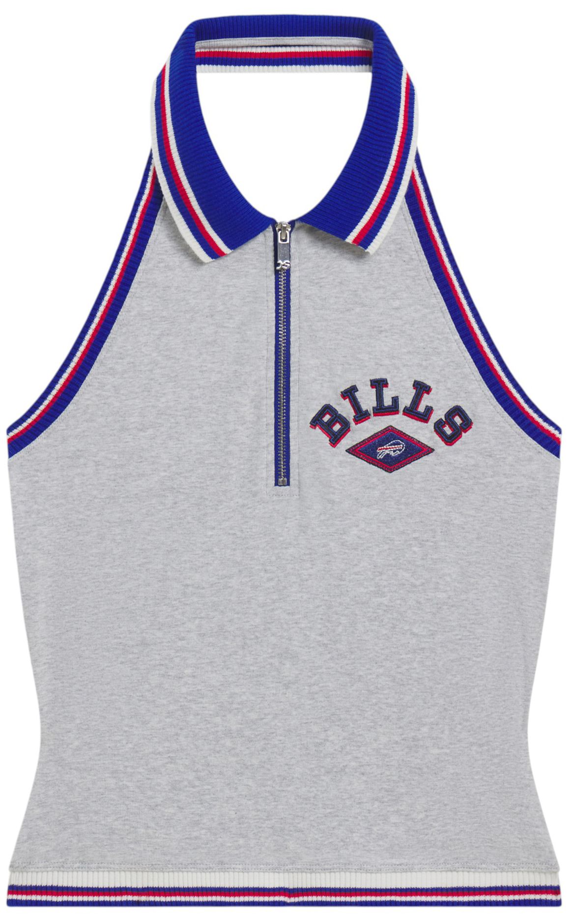 Off Season Women's Buffalo Bills Heather Grey Halter Top