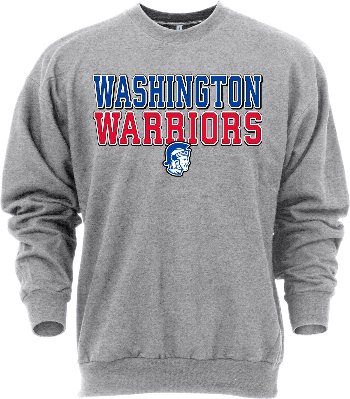 Ohiopyle Prints Adult Washington High School Gray Crew Neck Sweatshirt