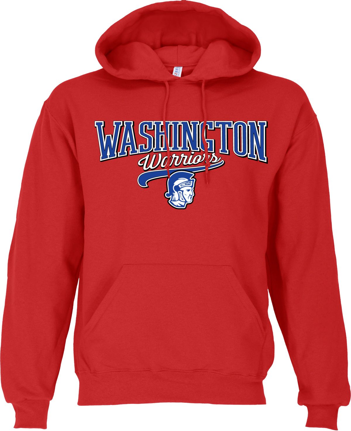 Ohiopyle Prints Adult Washington High School Red Pullover Hoodie
