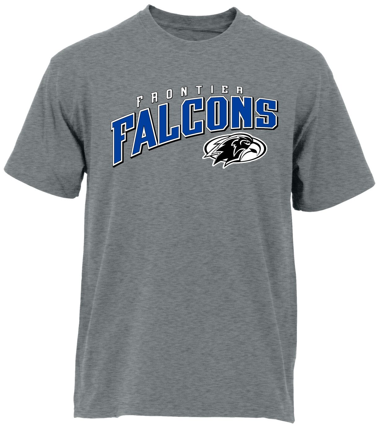 Ohiopyle Prints Adult Frontier High School Grey Flyball Ultimate T-Shirt