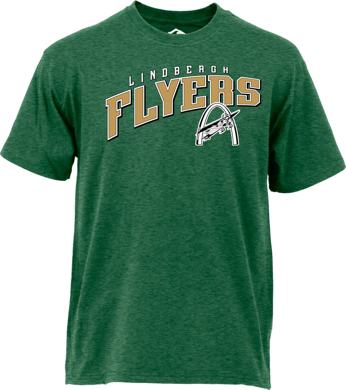 Ohiopyle Prints Men's Lindbergh High School Green Cotton T-Shirt