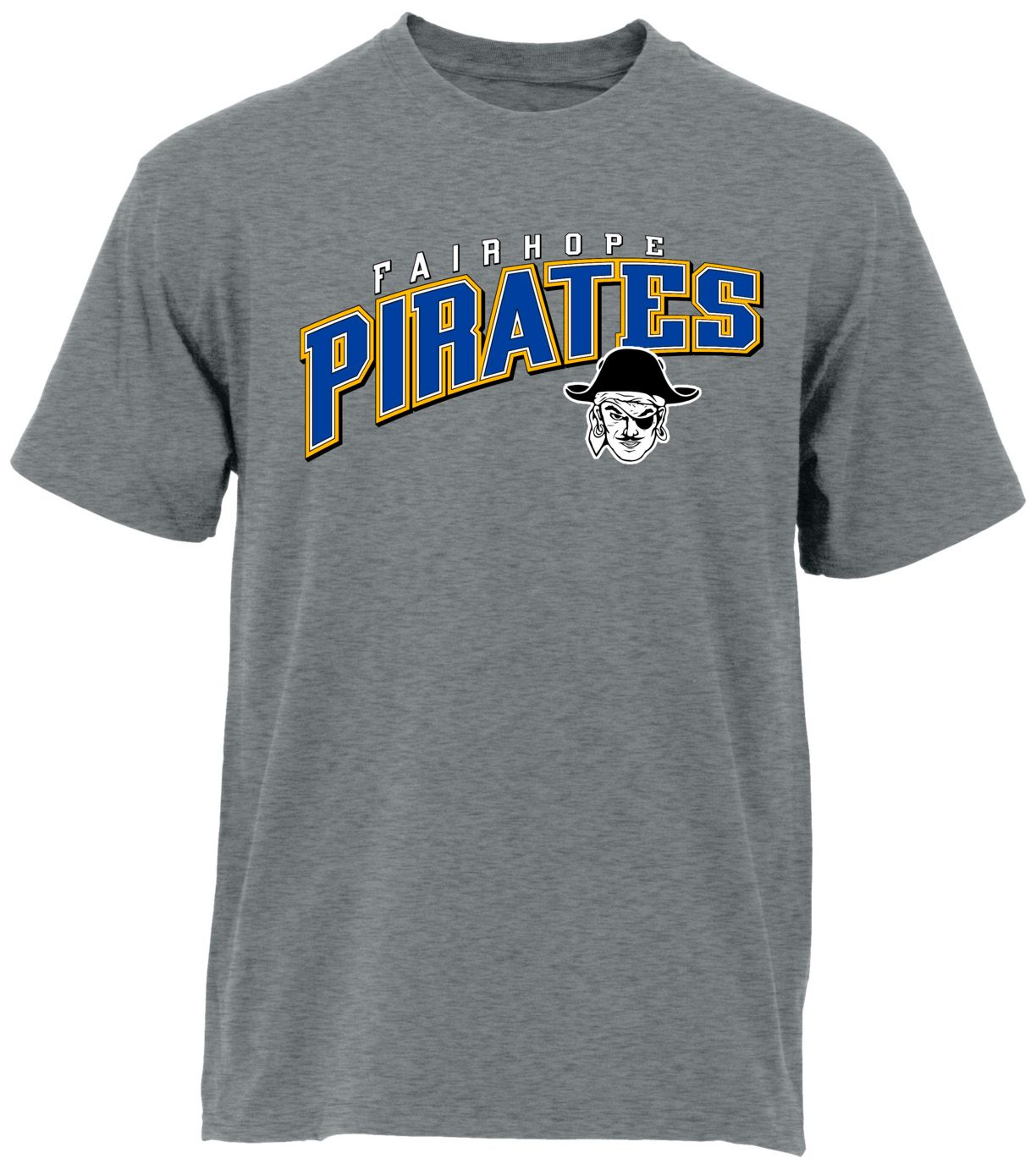 Ohiopyle Prints Adult Fairhope High School Grey Flyball Ultimate T-Shirt