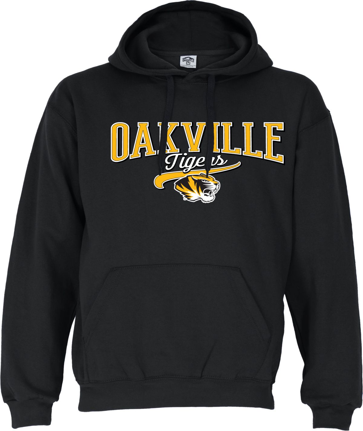 Ohiopyle Prints Men's Oakville High School Black Hoodie