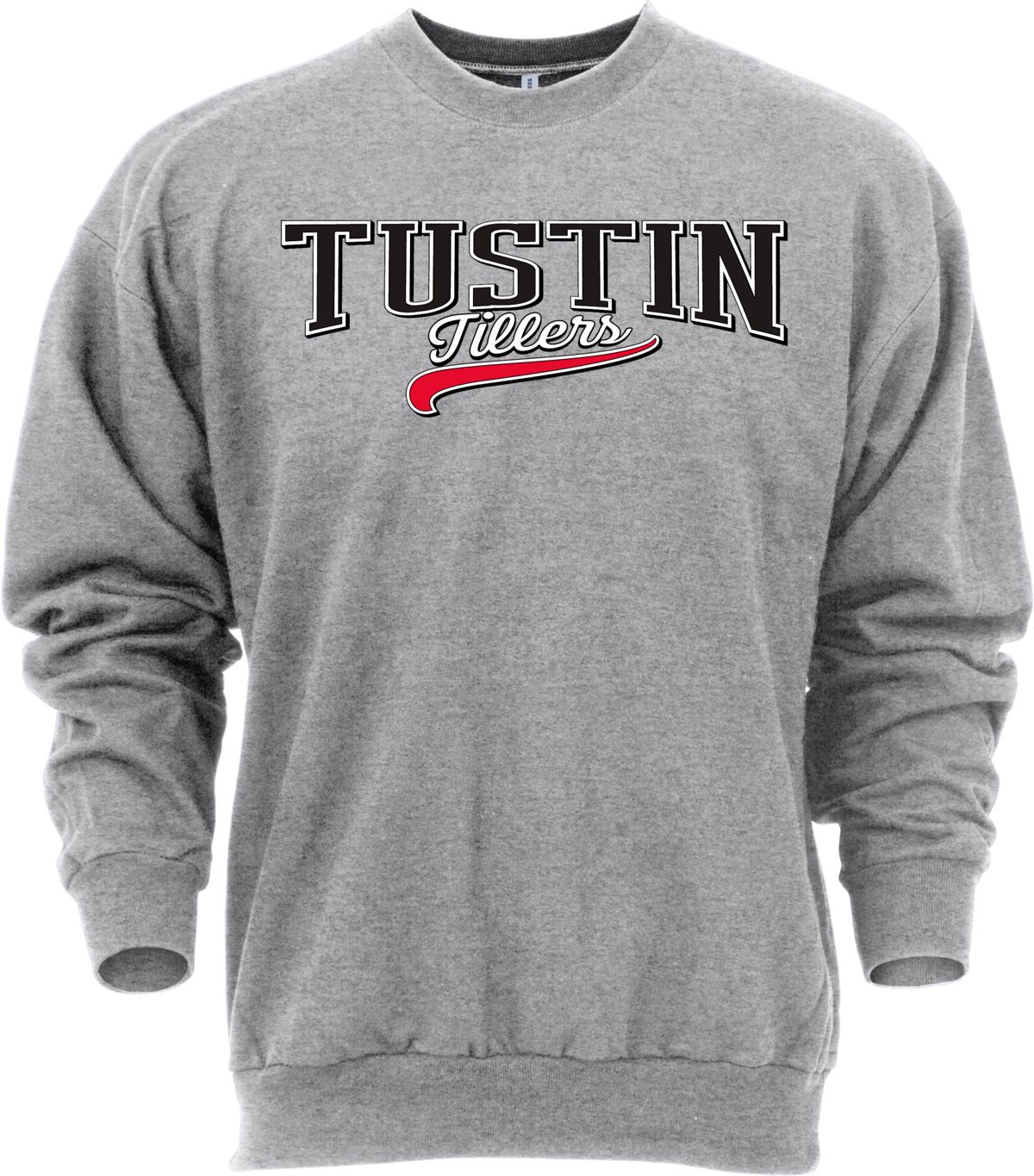 Ohiopyle Prints Adult Tustin High School Grey Catch Crewneck Sweatshirt
