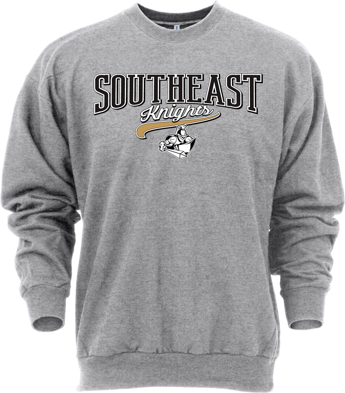 Ohiopyle Prints Adult Southeast High School Grey Catch Crewneck Sweatshirt