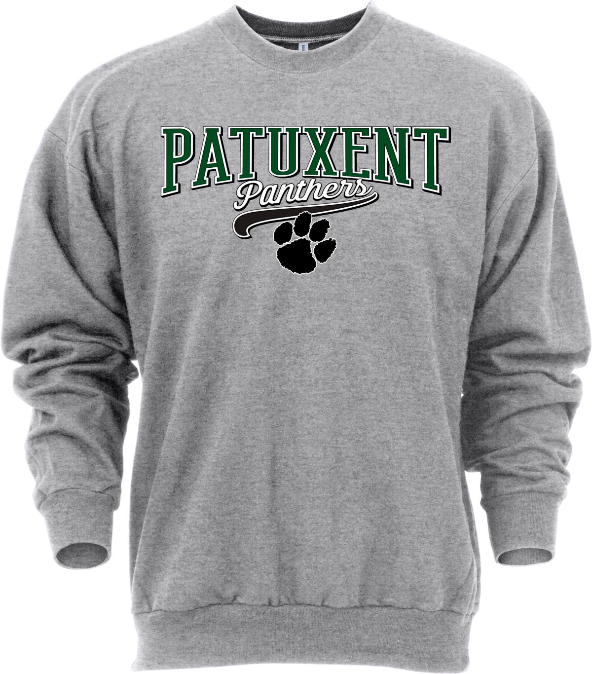 Ohiopyle Prints Adult Patuxent High School Grey Catch Crewneck Sweatshirt