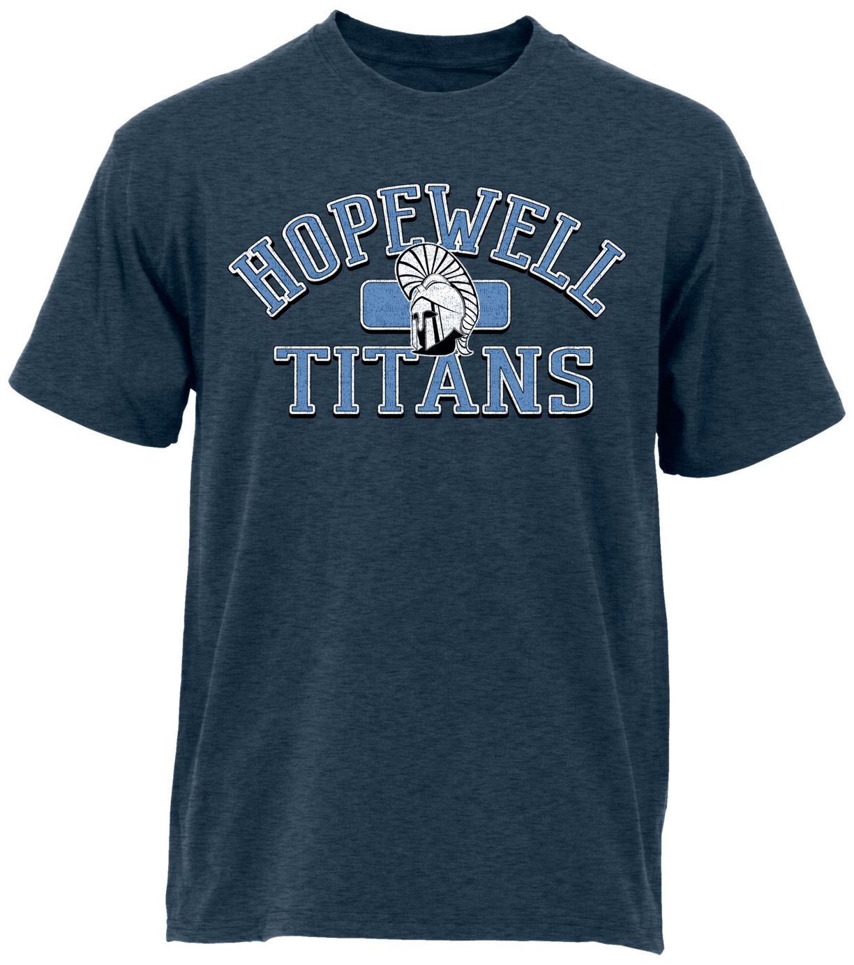 Ohiopyle Prints Adult Hopewell High School Heather Navy Plate Ultimate T-Shirt