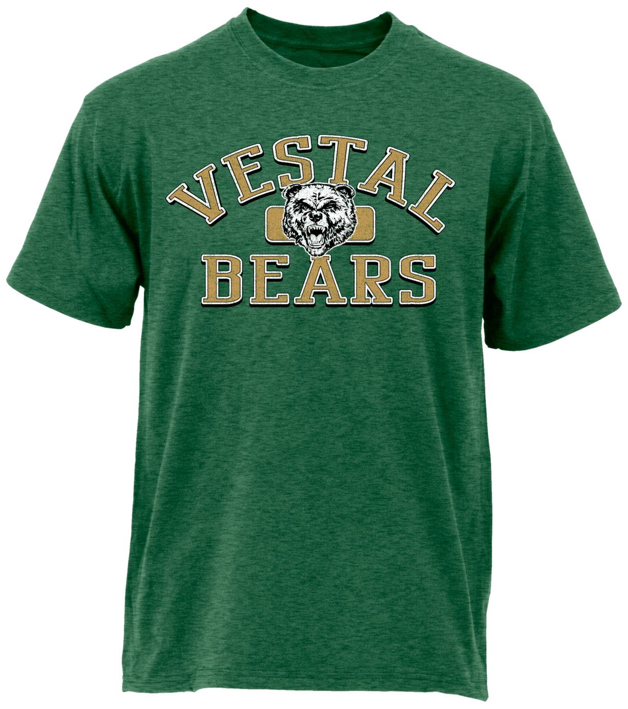 Ohiopyle Prints Adult Vestal Senior High School Heather Forest Green Plate Ultimate T-Shirt
